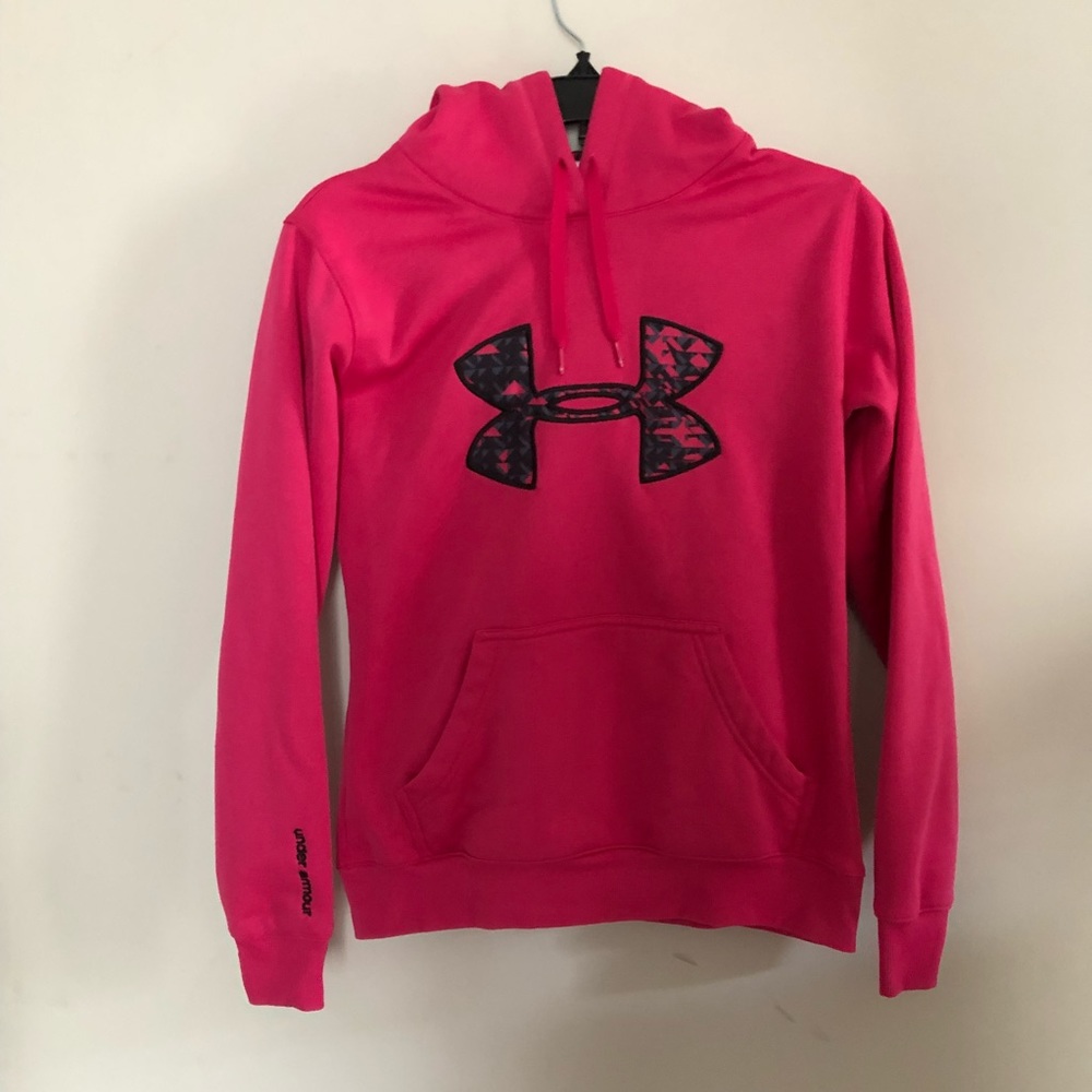XS Hot pink under armour sweatshirt